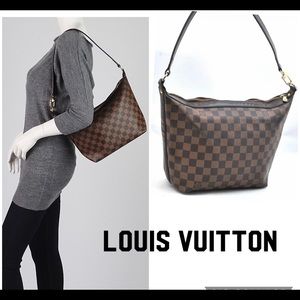 👜 LOUIS VUITTON Damier MM Shoulder Bag